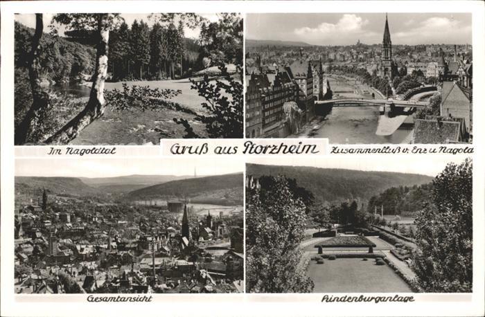 Pforzheim Nagoldtal Zusammenfluss von Enz und Nagold