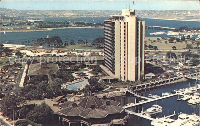 San Diego California Islandia Hyatt House Fliegeraufnahme