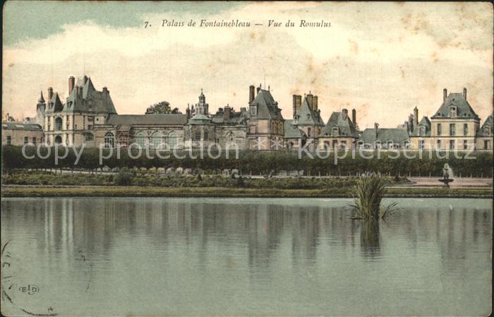 Fontainebleau Seine et Marne Palais Vue du Romulus