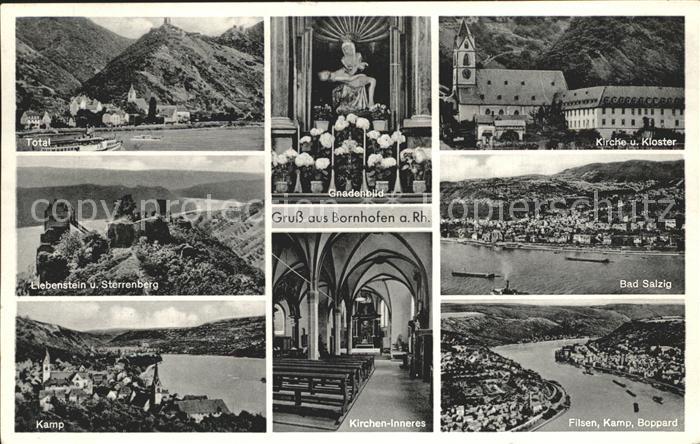 Bornhofen Kamp Bad Salzig Filsen Boppard Liebenstein Kloster