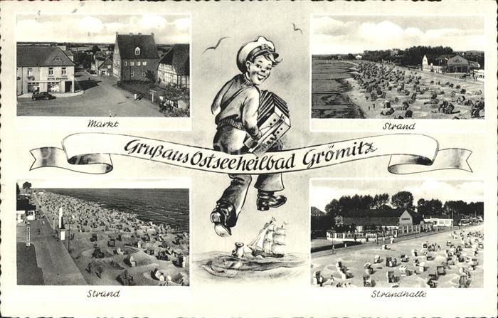 Groemitz Ostseebad Strand Markt Strandhalle