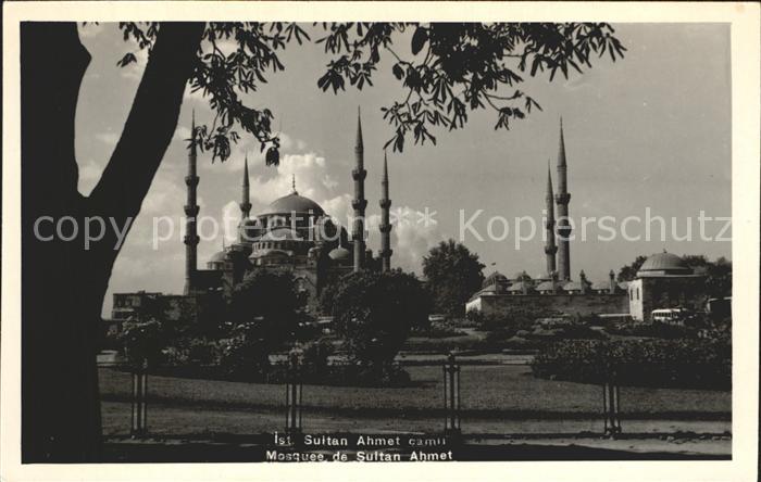 Istanbul Constantinopel Mosquee de Sultan Ahmet