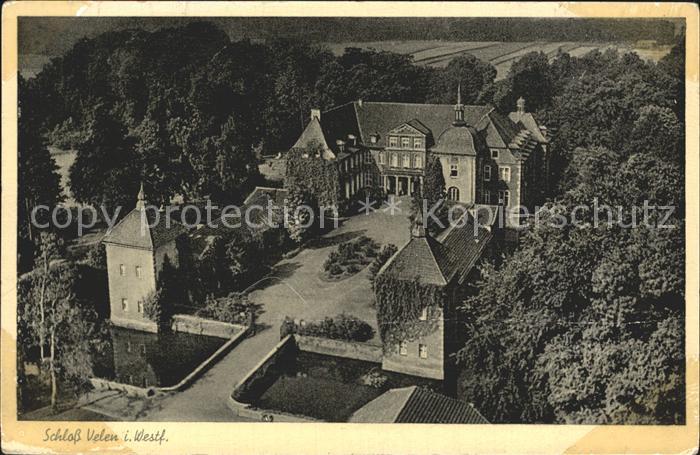Velen Fliegeraufnahme Schloss