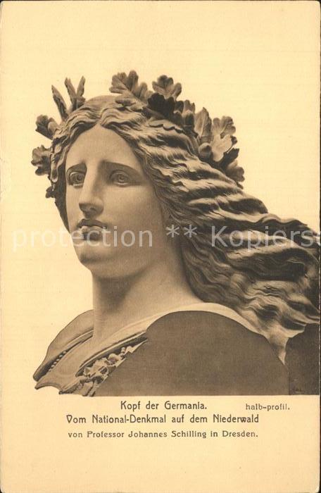 Niederwalddenkmal Kopf der Germania