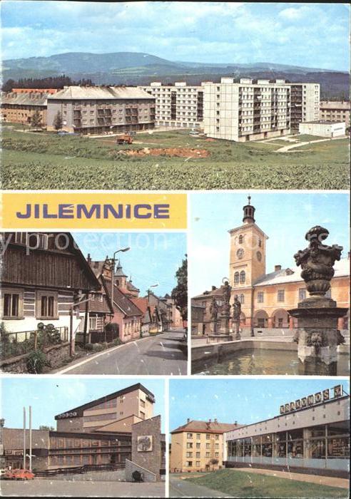 Jilemnice Neubaugebiet undt Strassenparite