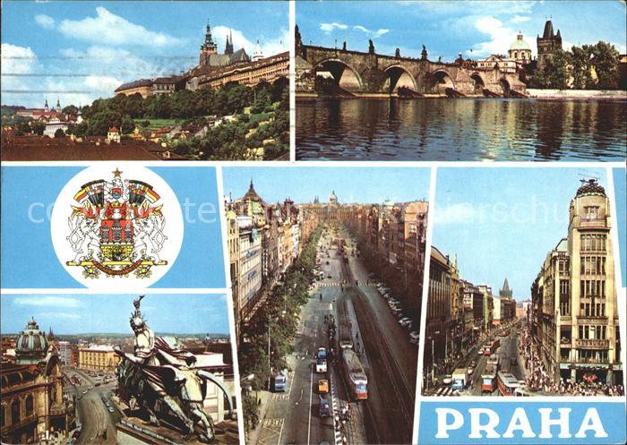 Praha Prahy Prague Bruecke Strassenpartien