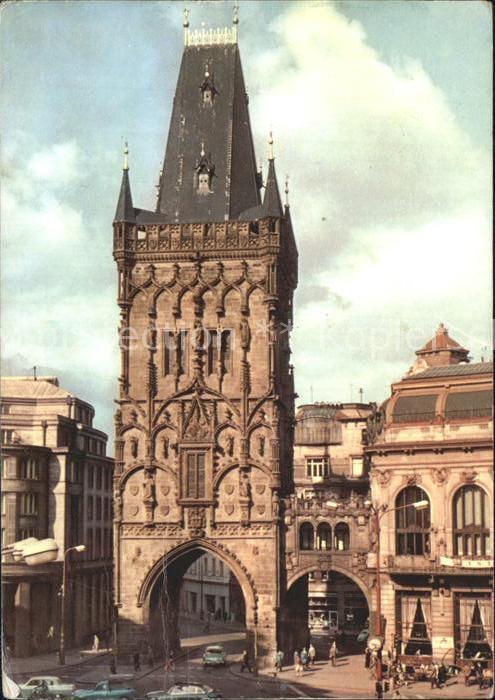 Praha Prahy Prague Pulverturm