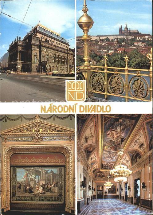 Praha Prahy Prague Narodni Divadlo Schloss innen
