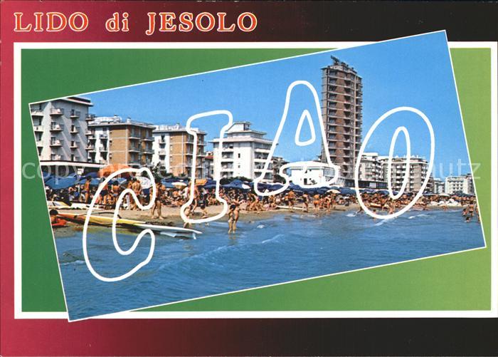 Jesolo Strand mit Hotels