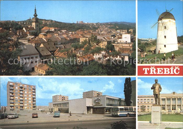 Trebic Trebitsch Celkovy Pohled Muehel Denkmal Neubauten