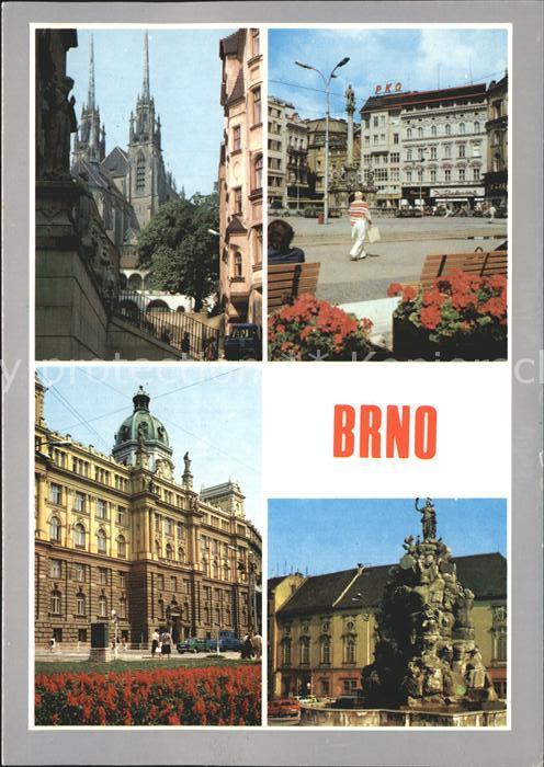 Brno Bruenn Brunnen Kirche