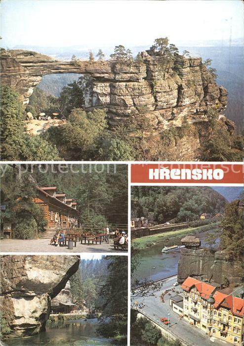 Hrensko Sandsteinfelsen