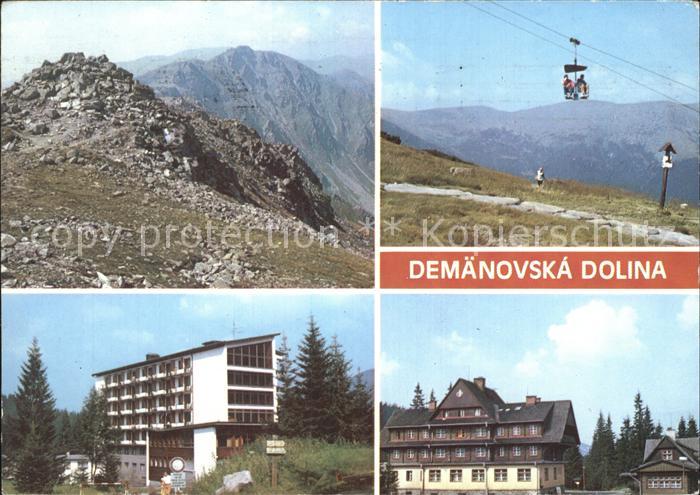 Nizke Tatry Demaenovsa Dolina Seilbahn