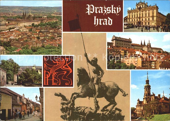 Prag Prahy Prague Burg  Fliegeraufnahme