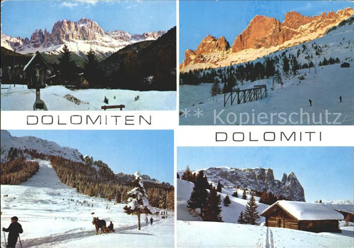 Catinaccio Rosengarten Rotwand Latemar Schlern