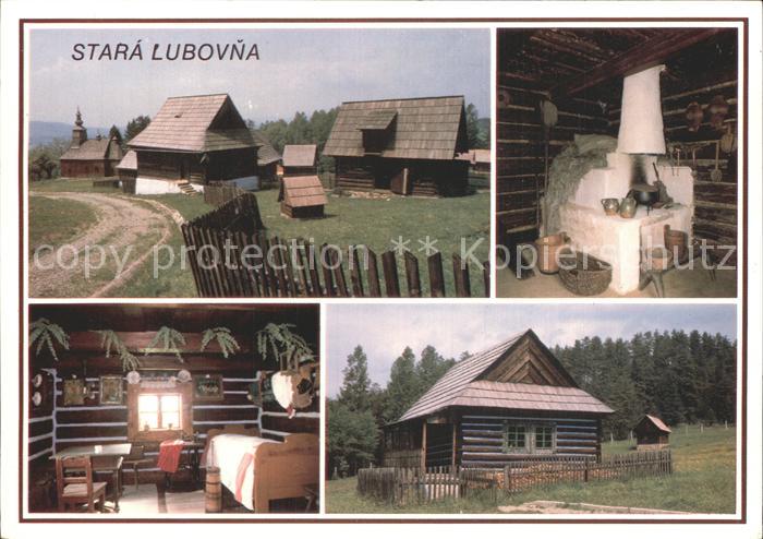 Stara Lubovna Altes Dorf Blockhaeusr