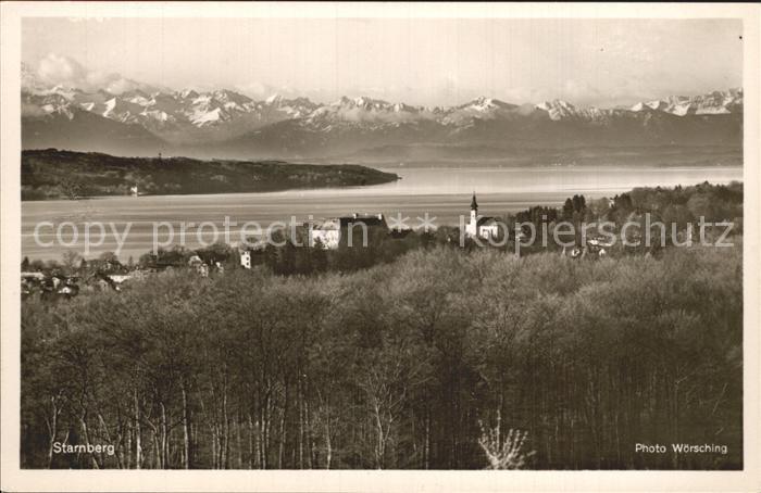 Starnberg Starnbergersee Bayern Partie am See