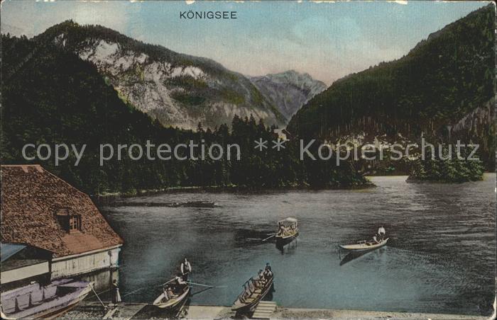 Koenigsee Berchtesgaden Partie am See