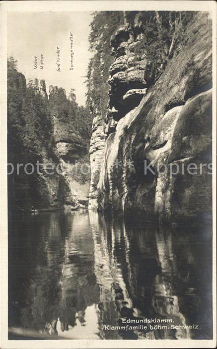 Edmundsklamm Boehmen Klammfamilie
