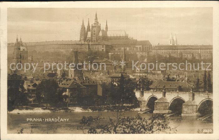 Praha Prahy Prague Hradcany Burg