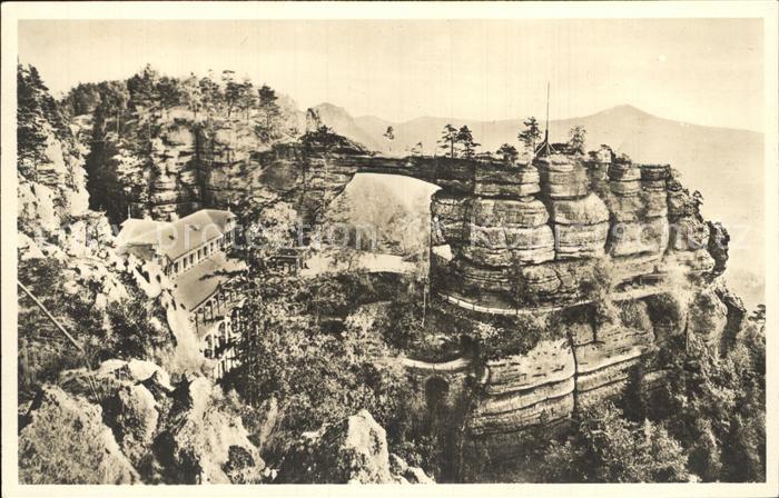 Prebischtor Hrensko Boehmische Schweiz