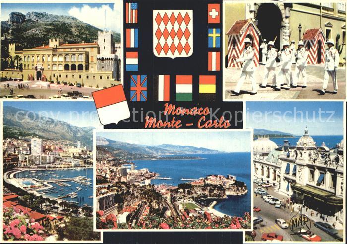Monaco Hafen Cap-Martin Casion und Palast