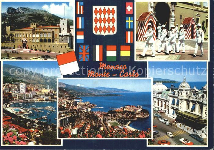 Monaco Monte Carlo Hafen und Palast