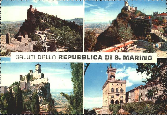 San Marino San Marino Burgansichten