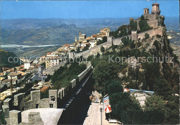 San Marino San Marino mit Burg