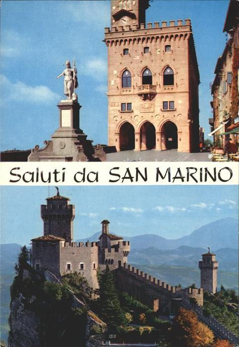 San Marino San Marino mit Burg