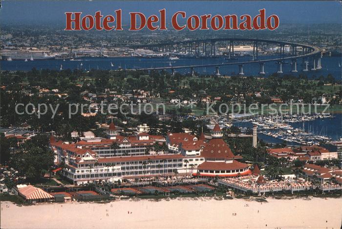 Coronado Fliegeraufnahme Hotel del Coronado