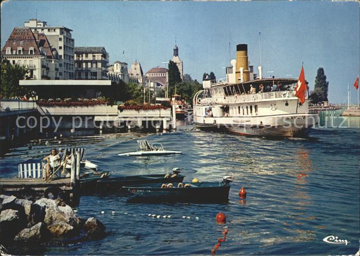 Evian-les-Bains Haute Savoie Port Promenade