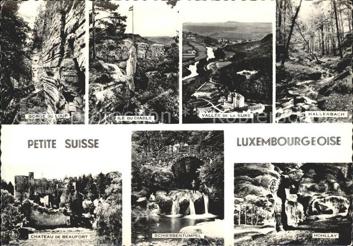 LUXEMBOURG  Luxemburg Gorge du Lpup Ile du Diable Hallerbach Chateau de Beaufort