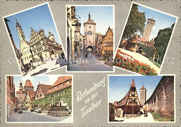 Rothenburg Tauber Altstadt Tore