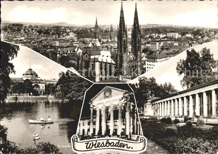 Wiesbaden Kurpark Bonifatius-Kirche