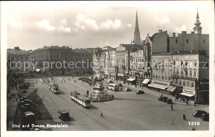 Strassenbahn Linz Donau Hauptplatz