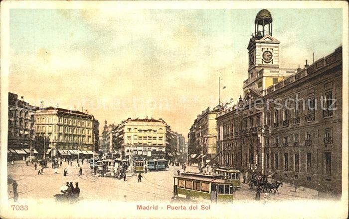 Strassenbahn Madrid Puerta del Sol