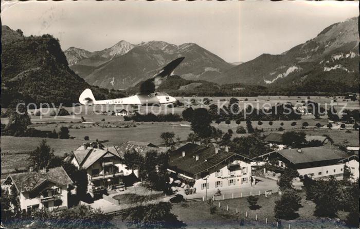 Segelflug Gliding Vol-Voile Vuolo-a-Vela Unterwössen Gasthof-Pension Zum Bräu