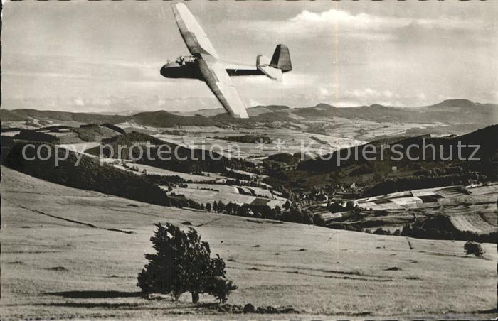 Segelflug Gliding Vol-Voile Vuolo-a-Vela Volo-a-Vela-- Rhoen Wasserkuppe Fuldata