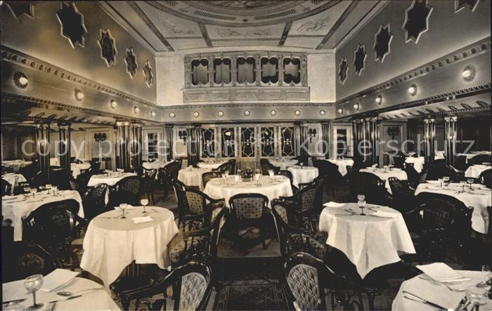 Dampfer Oceanliner D. Hansa Hamburg-Amerika-Linie Speisesa