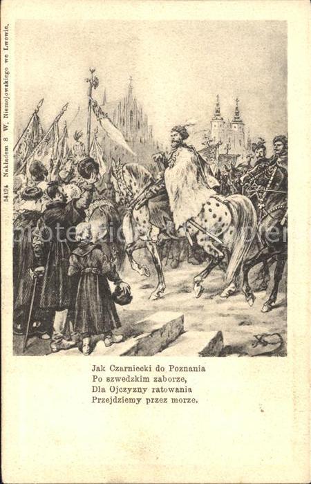 Adel Polen Jak Czarniecki do Poznania Kuenstlerkarte