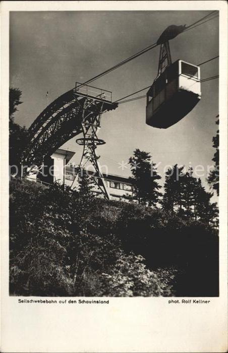 Foto Kellner Rolf Nr. 6400 Seilbahn Schauinsland Bergstation