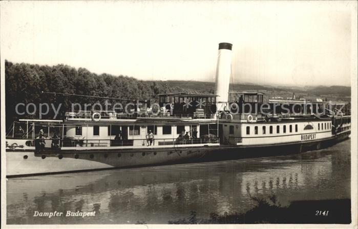 Dampfer Seitenrad Budapest
