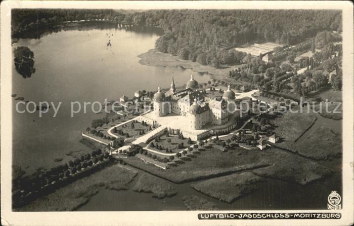 Foto Hahn Nr. 3781 Fliegeraufnahme Jagdschloss Moritz