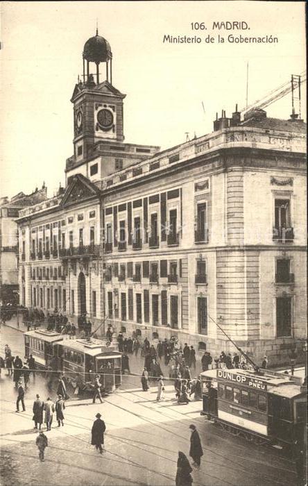 Strassenbahn Madrid Ministerio de la Gobernacion