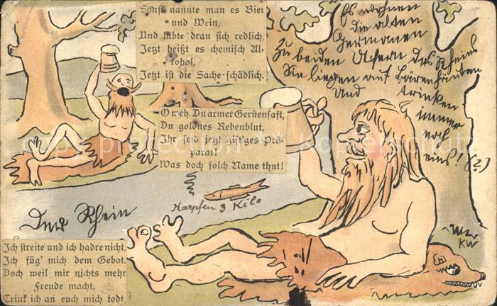 Bier Höhlenmenschen Bärenfell Fisch