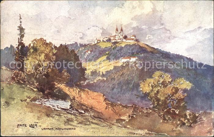 Verlag Wiener Kunst Nr. 403 Fritz Lach Urfahr Poestlingberg