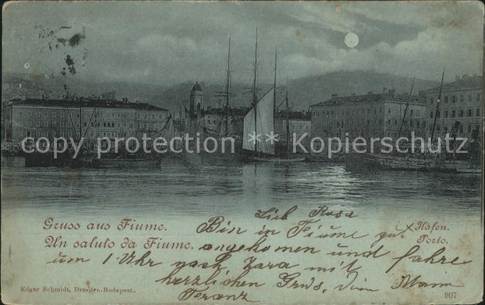 Segelboote Hafen Fiume