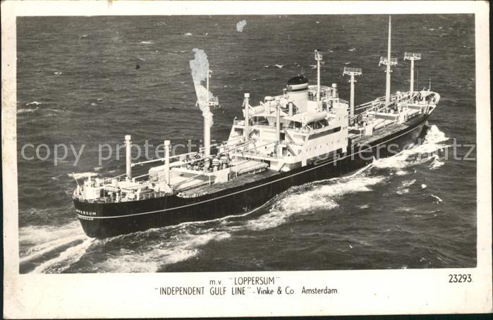 Schiffe Ships Navires M.V. Loppersum