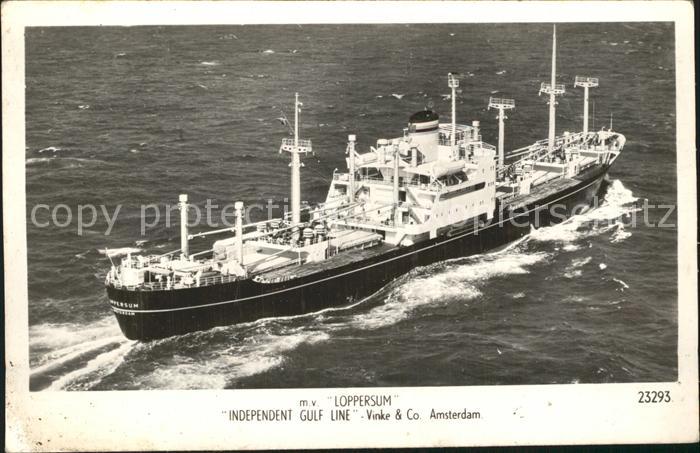 Schiffe Ships Navires M.V. Loppersum